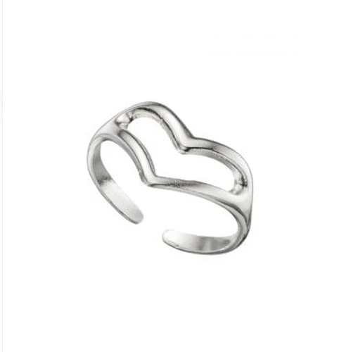 Silver ring 2025 for toe