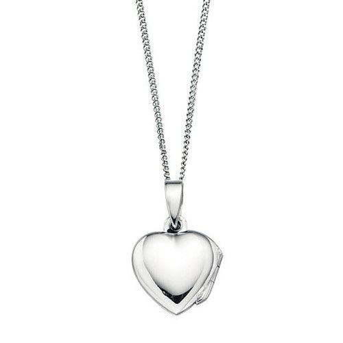 Small Silver Childrens Heart Locket