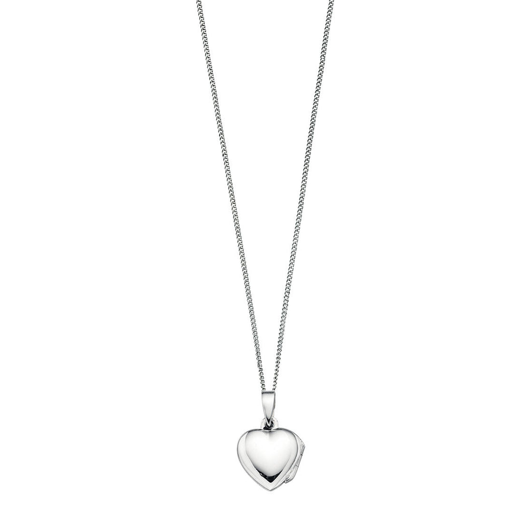 Small Silver Childrens Heart Locket