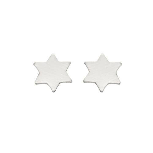 Small Sterling Silver Star Stud Earrings