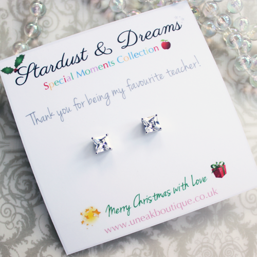 Star Teacher Stud Earrings