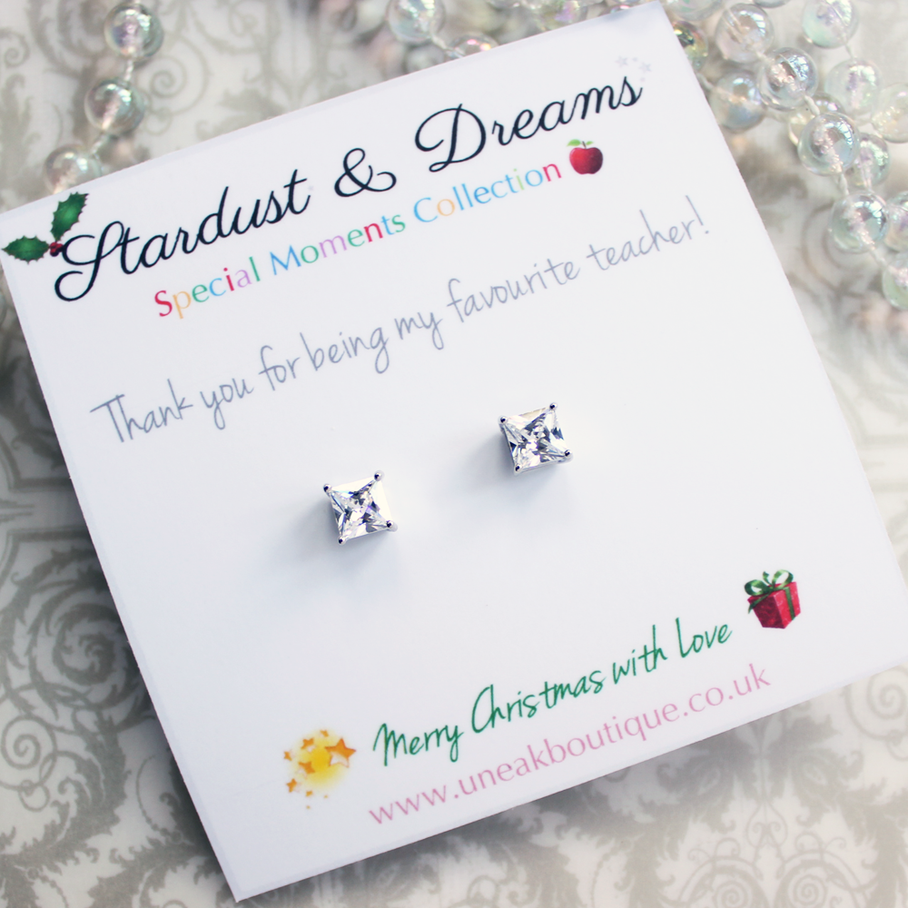 Star Teacher Stud Earrings