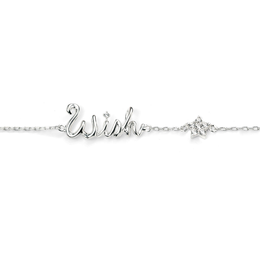 Wish Upon a Star Silver Bracelet with Cubic Zirconia