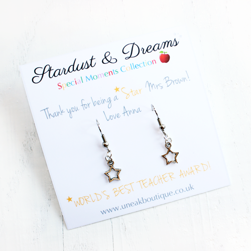 Thank You for Being a Star Earrings