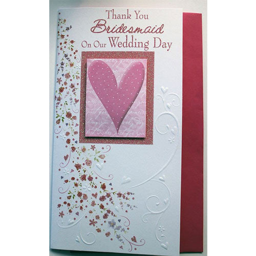 Thank You Bridesmaid Card