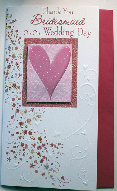 Thank You Bridesmaid Card