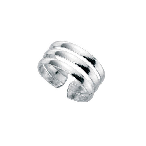 Buy Three Band Silver Toe Ring for £18.99