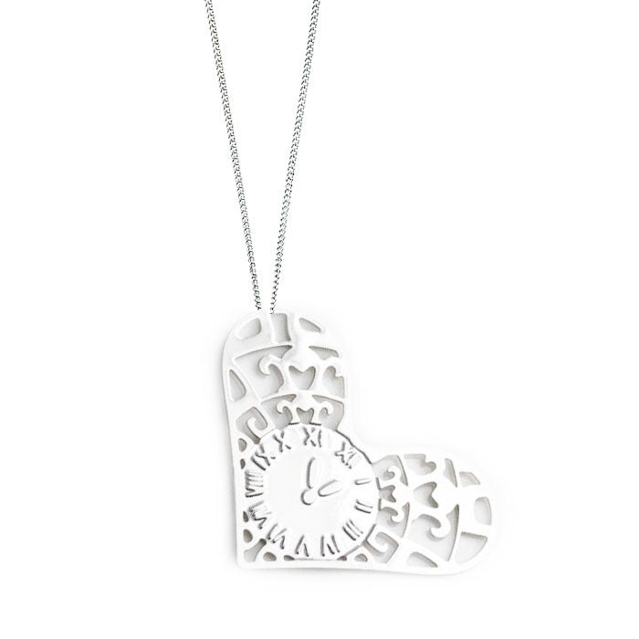 Time Spent With You Silver Plated Pendant