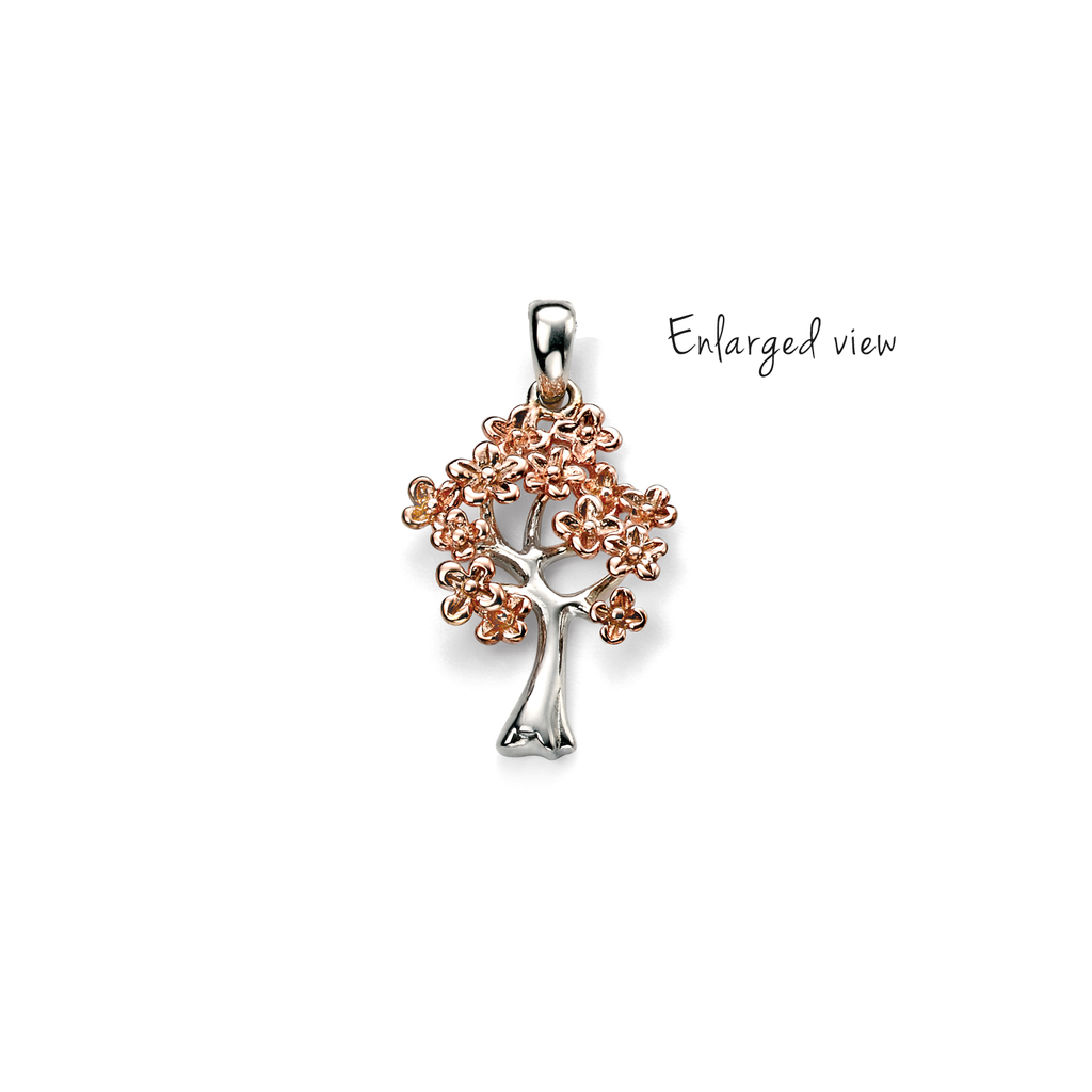 Tree of Life Rose Gold Pendant