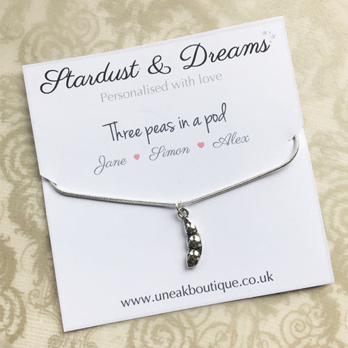 Two Peas in a Pod Necklace