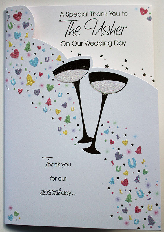 Thank You Usher Card