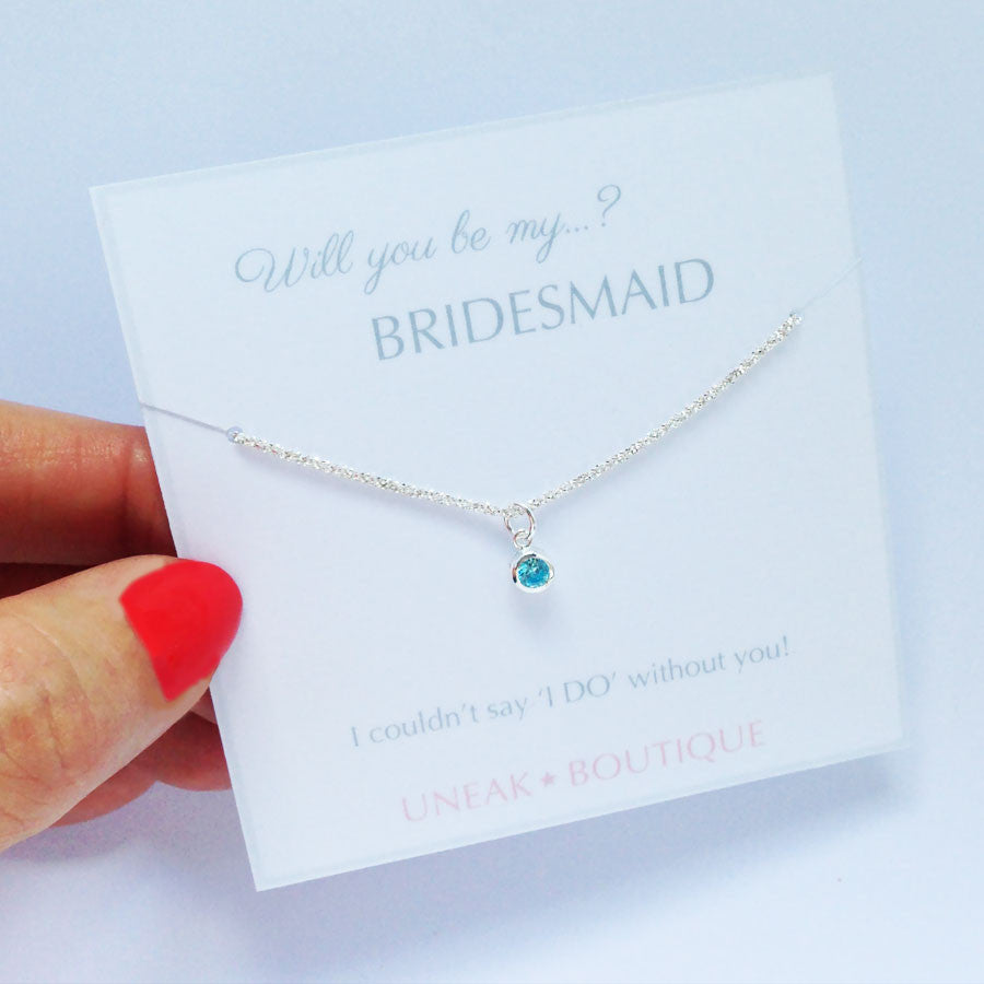 Will You be my Bridesmaid Silver Bracelet