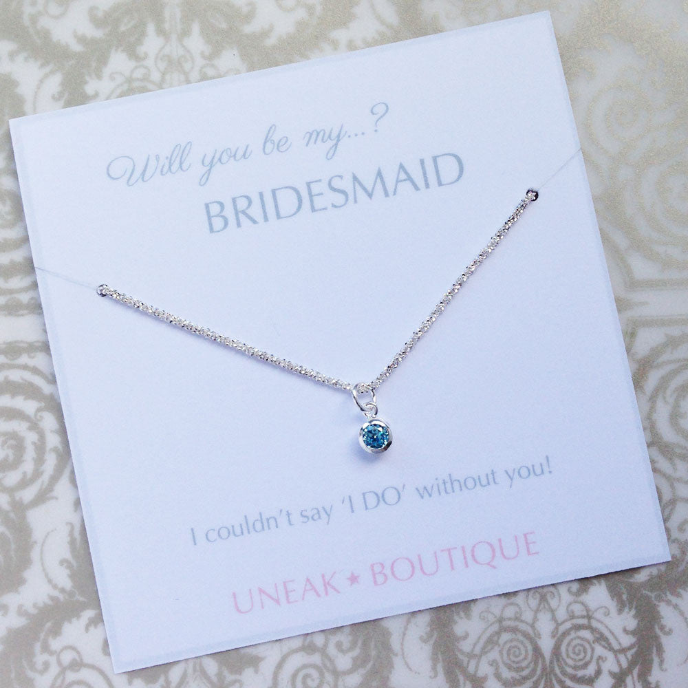 Will You be my Bridesmaid Silver Bracelet