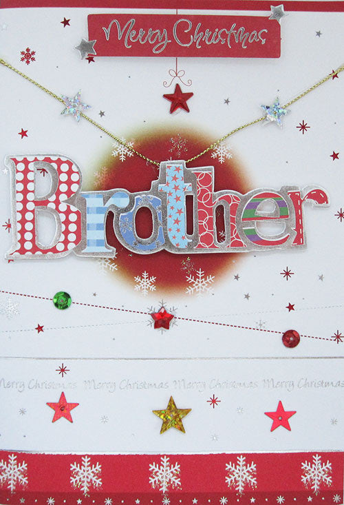 Merry Christmas Brother Christmas Card
