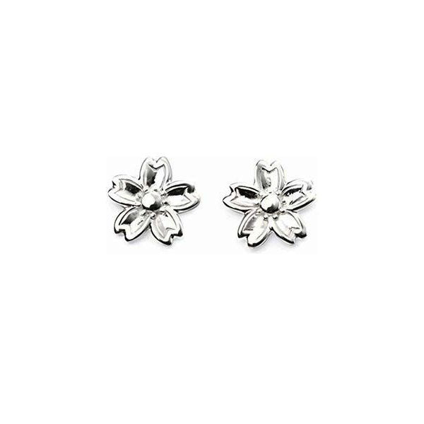 Cherry Blossom Sterling Silver Earrings