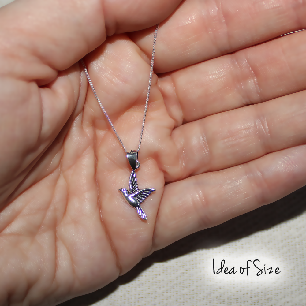 Come Fly with Me Sterling Silver Bird Pendant
