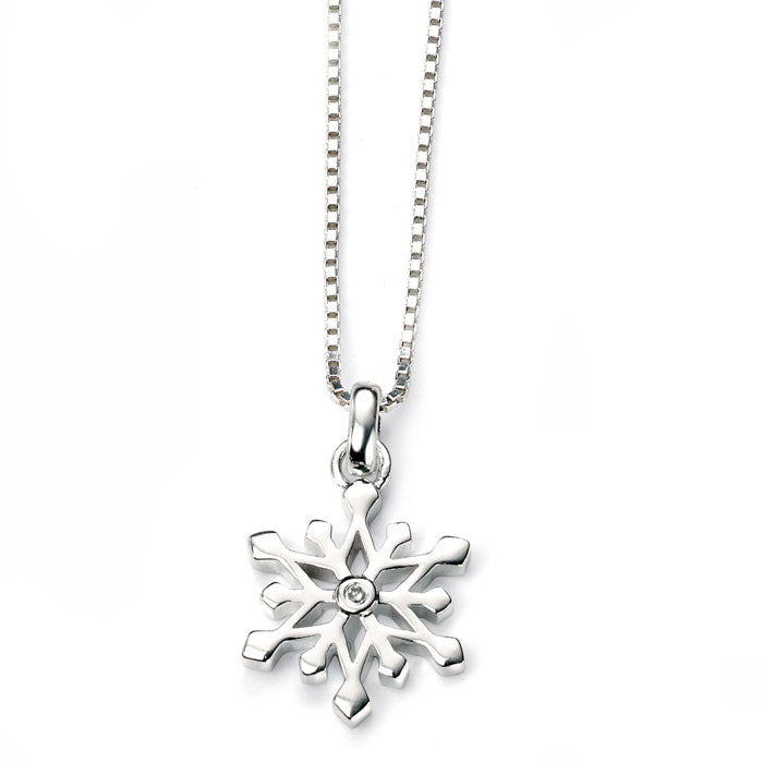 Snowflake D for diamond Pendant