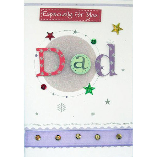 Especially For You Dad Christmas Card