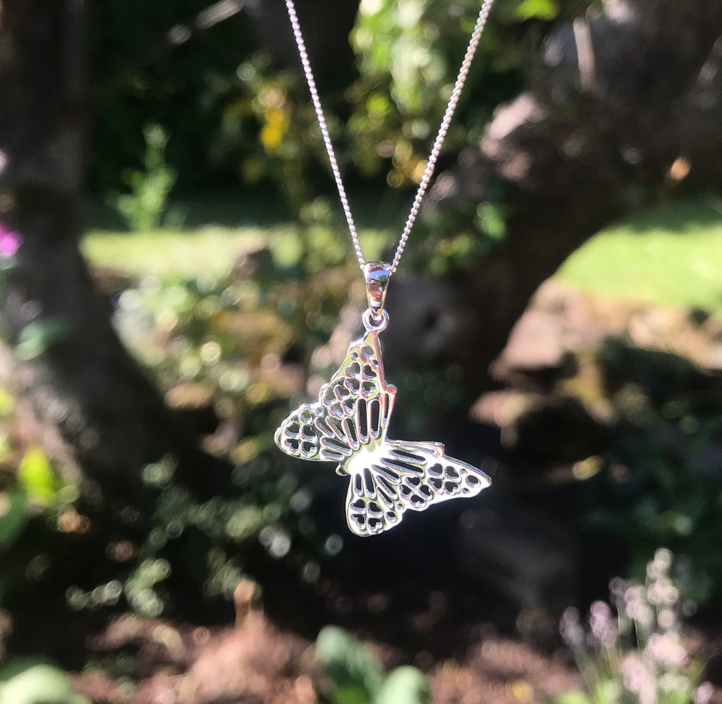 Millie Sterling Silver Butterfly Pendant