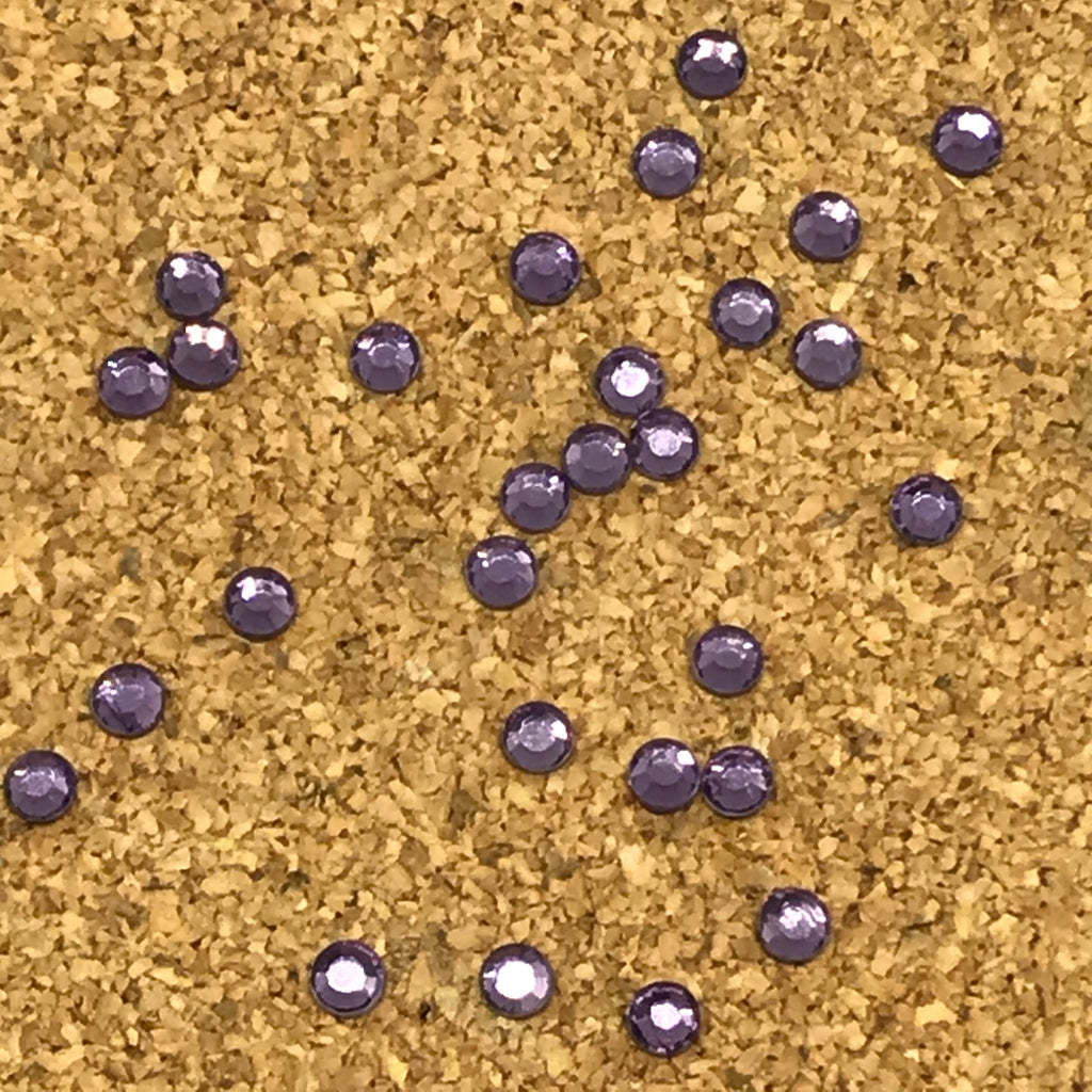 Lavender Hotfix Crystal Rhinestones 3mm