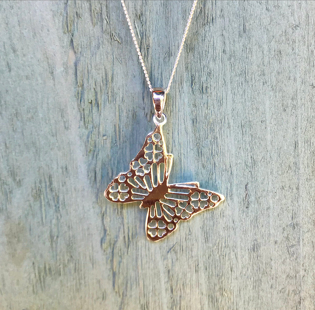 Millie Sterling Silver Butterfly Pendant