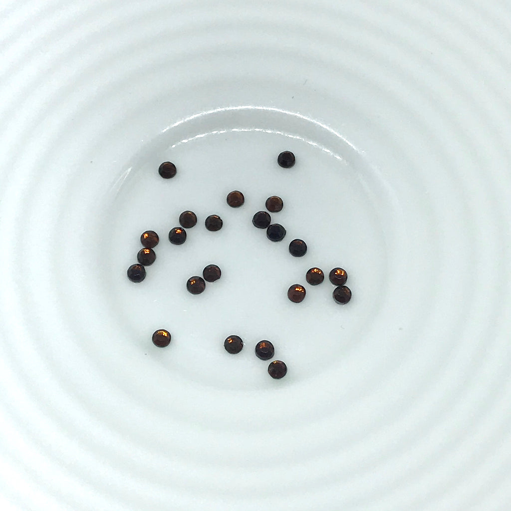 Bronze Hotfix Crystal Rhinestones 3mm
