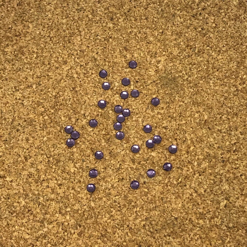 Lavender Hotfix Crystal Rhinestones 3mm