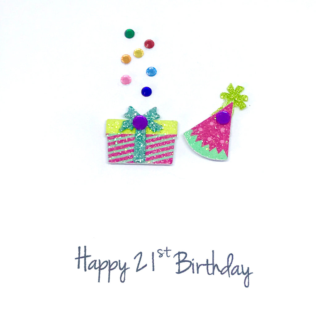 Party Time 21st Birthday Card