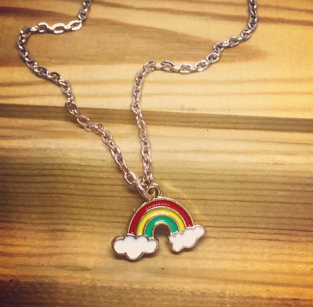 A rainbow of hope pendant