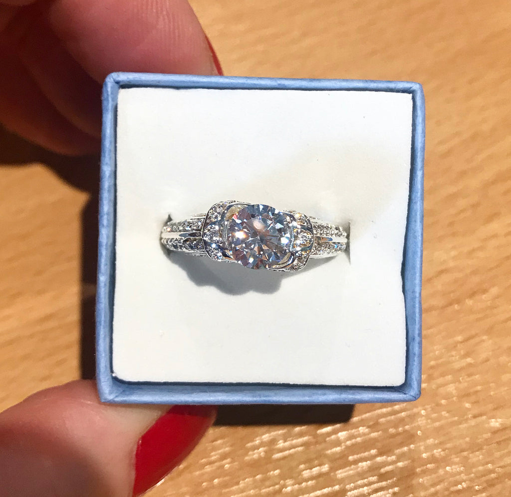 Liberty Crystal Cocktail Ring