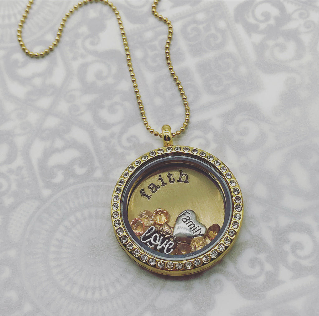 Never Lose Faith Memory Locket