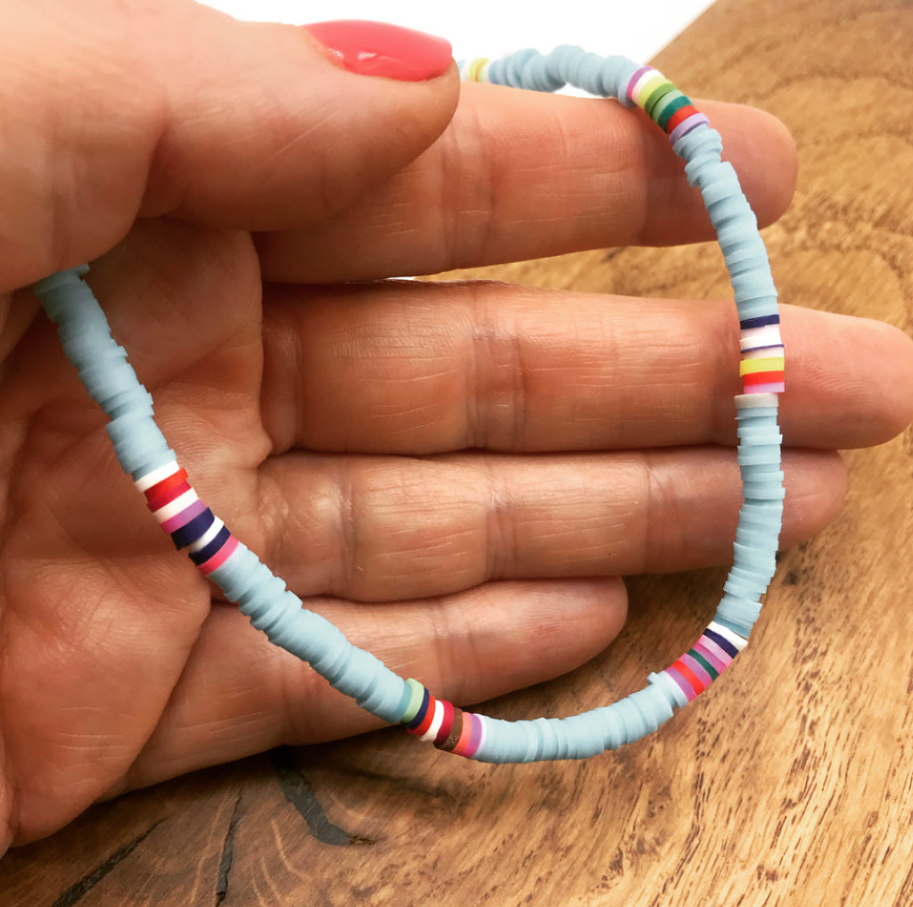 Cabana Beach Aqua Necklace Set