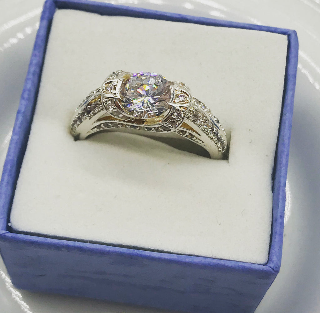 Liberty Crystal Cocktail Ring