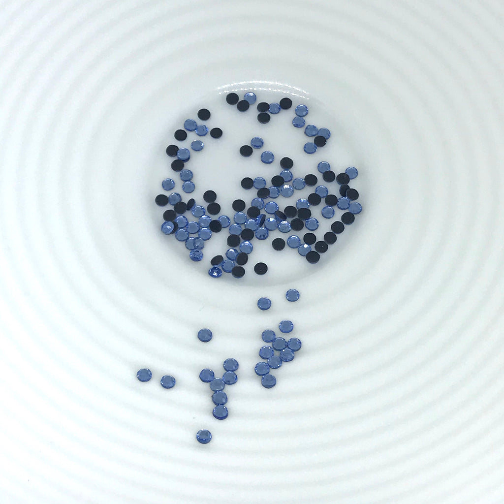 Light Blue Hotfix Crystal Rhinestones 3mm