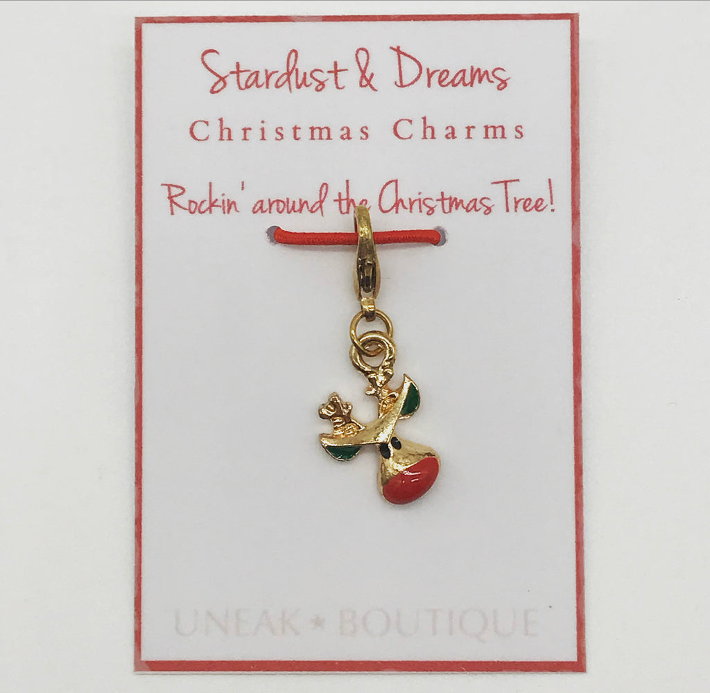 Rudolph Christmas Clip Charm