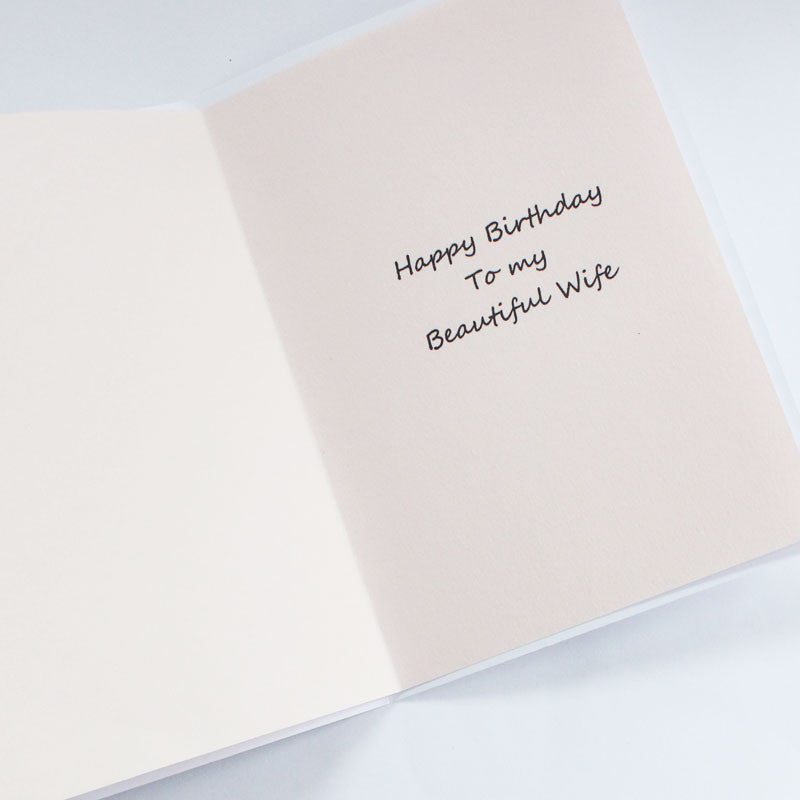 Lipstick and Handbag Wife Happy Birthday Card
