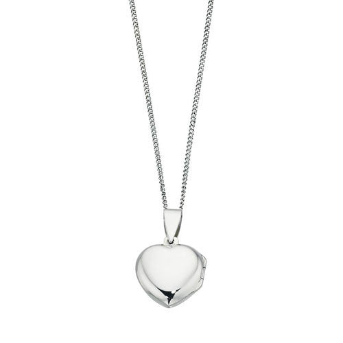 Medium Sterling Silver Heart Locket