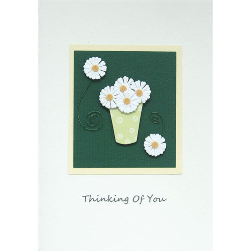 Daisies Thinking Of You Handmade Card